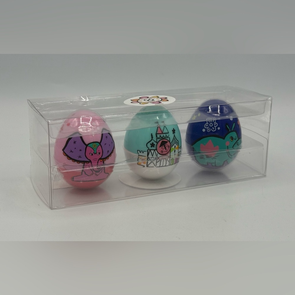 2021 Disney Easter EGGstravaganza It's A Small World 55 Years Set of 3 Eggs NIP